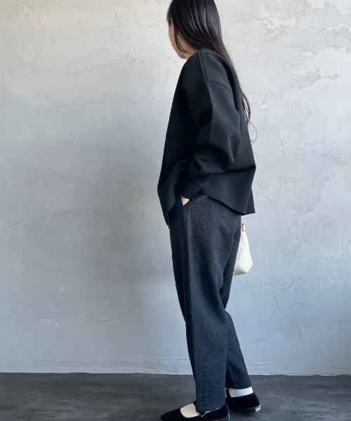 DANTON（ダントン）の「[DANTON/ダントン] リファインウール イージーパンツ（その他パンツ・レディース・グレー/ブラック・36）」の17枚目の写真