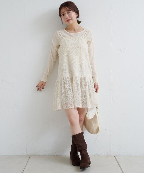 Kastane（カスタネ）の「【レザー&スエード/インソール】ルーズエンジニアブーツ（ブーツ・レディース・ダークブラウン/ベージュ/ブラック/ブラウン・37/36/38）」の15枚目の写真