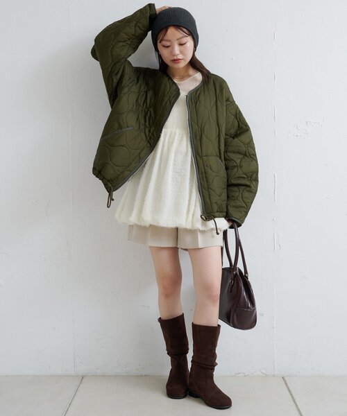 Kastane（カスタネ）の「【レザー&スエード/インソール】ルーズエンジニアブーツ（ブーツ・レディース・ダークブラウン/ベージュ/ブラック/ブラウン・37/36/38）」の16枚目の写真