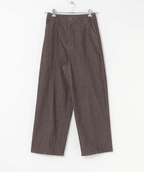 F by ROSSO(エフバイロッソ)の「F by ROSSO カーブフォルムデニムパンツ(デニムパンツ・レディース・ネイビー/ブラウン・38/36)」の18枚目の写真