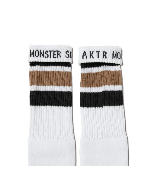 AKTR(アクター)の「AKTR MONSTER SOCKS(アクター モンスター ソックス)(ソックス/靴下・メンズ・オリーブ系/ホワイト系2/ホワイト系1/ホワイト系・ONE SIZE)」の7枚目の写真