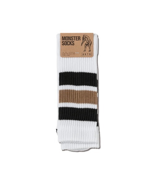 AKTR(アクター)の「AKTR MONSTER SOCKS(アクター モンスター ソックス)(ソックス/靴下・メンズ・オリーブ系/ホワイト系2/ホワイト系1/ホワイト系・ONE SIZE)」の8枚目の写真