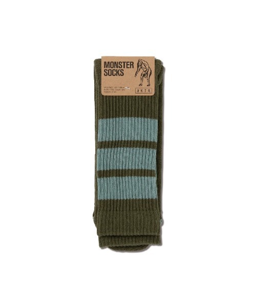 AKTR(アクター)の「AKTR MONSTER SOCKS(アクター モンスター ソックス)(ソックス/靴下・メンズ・オリーブ系/ホワイト系2/ホワイト系1/ホワイト系・ONE SIZE)」の12枚目の写真
