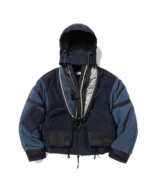 meanswhile(ミーンズワイル)の「Beaufort Flight Padding JKT(その他アウター・メンズ・ネイビー・3(L))」の3枚目の写真