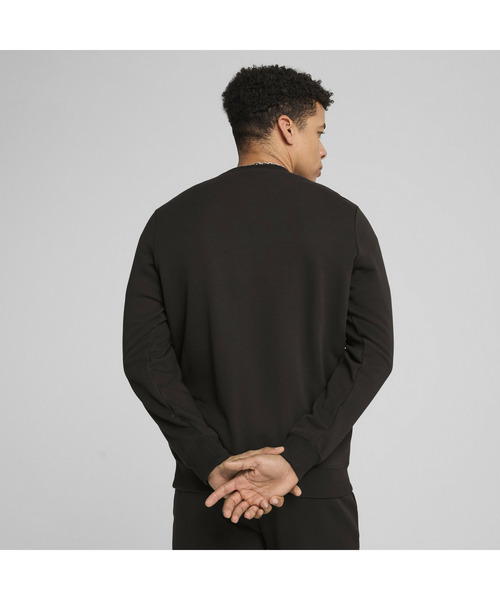 PUMA（プーマ）の「PUMA プーマ メンズ ESS スモール NO.1 ロゴ クルースウェット（スウェット・メンズ・ブラック/ヘザーグレー・SMALL/MEDIUM/LARGE/X-LARGE/XX-LARGE）」の5枚目の写真