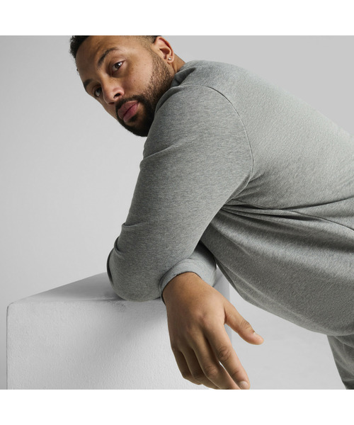 PUMA（プーマ）の「PUMA プーマ メンズ ESS スモール NO.1 ロゴ クルースウェット（スウェット・メンズ・ブラック/ヘザーグレー・SMALL/MEDIUM/LARGE/X-LARGE/XX-LARGE）」の10枚目の写真