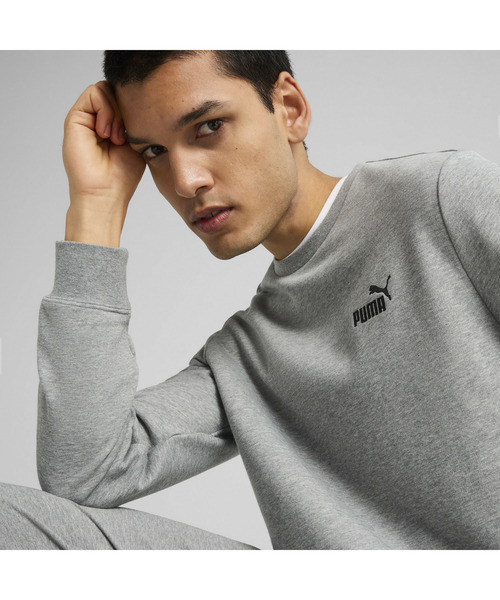 PUMA（プーマ）の「PUMA プーマ メンズ ESS スモール NO.1 ロゴ クルースウェット（スウェット・メンズ・ブラック/ヘザーグレー・SMALL/MEDIUM/LARGE/X-LARGE/XX-LARGE）」の13枚目の写真