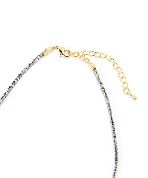 Casselini（キャセリーニ）の「Casselini(キャセリーニ)モチーフビジューネックレス（ネックレス・レディース・シルバー/ピンク/ブルー/イエロー・FREE）」の12枚目の写真