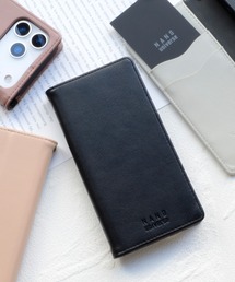 NANO universe（ナノユニバース）の「iPhone17 iPhone17Pro ナノユニバース 手帳ケース/ロゴ（スマホケース/カバー・メンズ）」