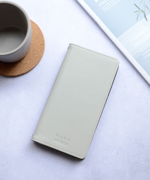 NANO universe（ナノユニバース）の「iPhone17 iPhone17Pro ナノユニバース 手帳ケース/ロゴ（スマホケース/カバー・レディース・ブラック/ベージュ/グレー/ブラウン・iPhone 17/iPhone 17 Pro）」の6枚目の写真