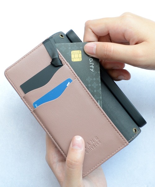 NANO universe（ナノユニバース）の「iPhone17 iPhone17Pro ナノユニバース 手帳ケース/ロゴ（スマホケース/カバー・レディース・ブラック/ベージュ/グレー/ブラウン・iPhone 17/iPhone 17 Pro）」の11枚目の写真