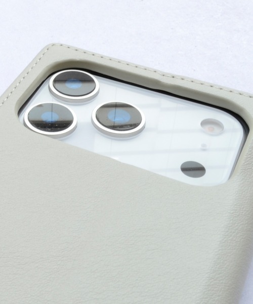 NANO universe（ナノユニバース）の「iPhone17 iPhone17Pro ナノユニバース 手帳ケース/ロゴ（スマホケース/カバー・レディース・ブラック/ベージュ/グレー/ブラウン・iPhone 17/iPhone 17 Pro）」の12枚目の写真