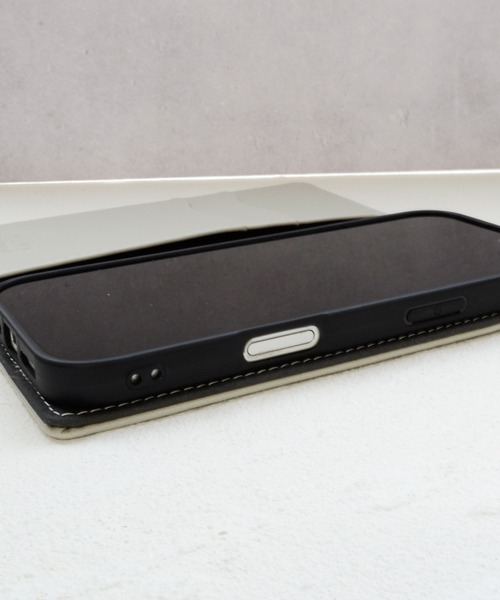 NANO universe（ナノユニバース）の「iPhone17 iPhone17Pro ナノユニバース 手帳ケース/ロゴ（スマホケース/カバー・レディース・ブラック/ベージュ/グレー/ブラウン・iPhone 17/iPhone 17 Pro）」の16枚目の写真