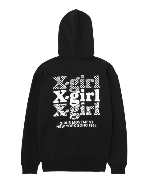 X-girl エックスガール 18AW LAYERED LOOK DOWN JACKET ダウンジャケット　美品 X-girl LAYERED LOOK DOWN JACKET