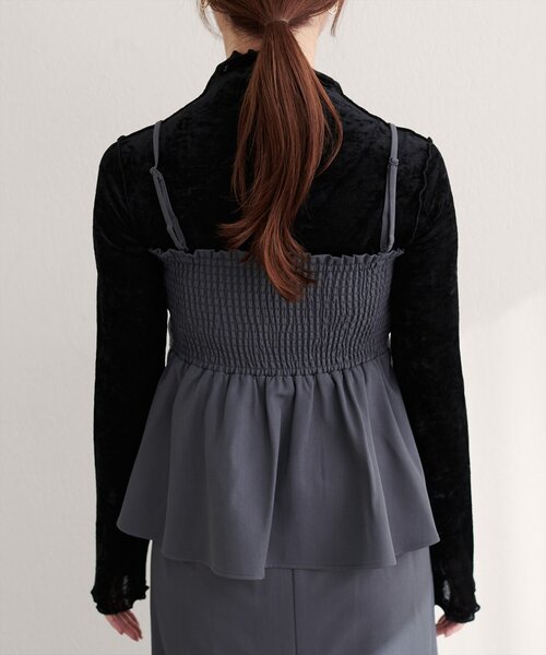 natural couture(ナチュラルクチュール)の「〈osono〉2WAYビスチェ付きスカート(スカート・レディース・ブラウン/その他1/チャコールグレー・LARGE/MEDIUM)」の11枚目の写真