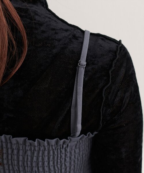 natural couture(ナチュラルクチュール)の「〈osono〉2WAYビスチェ付きスカート(スカート・レディース・ブラウン/その他1/チャコールグレー・LARGE/MEDIUM)」の12枚目の写真