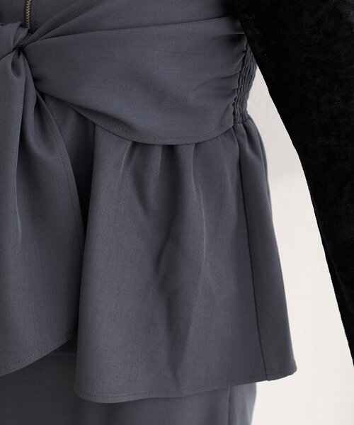 natural couture(ナチュラルクチュール)の「〈osono〉2WAYビスチェ付きスカート(スカート・レディース・ブラウン/その他1/チャコールグレー・LARGE/MEDIUM)」の15枚目の写真