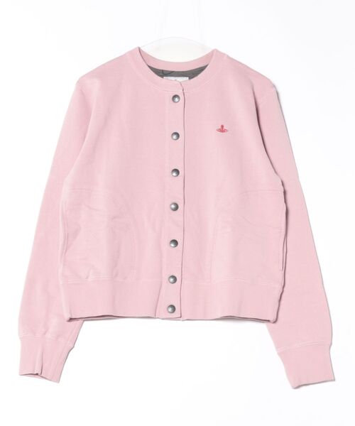 ｵｰｶﾞﾆｯｸｺｯﾄﾝ裏毛ｽﾅｯﾌﾟｶｰﾃﾞｨｶﾞﾝ（カーディガン/ボレロ）｜Vivienne