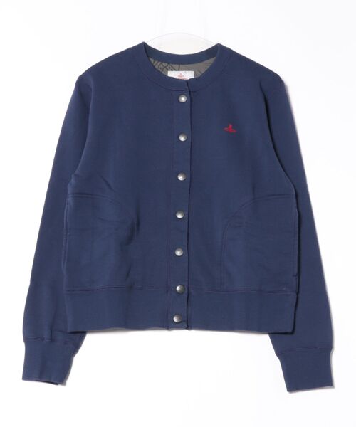 ｵｰｶﾞﾆｯｸｺｯﾄﾝ裏毛ｽﾅｯﾌﾟｶｰﾃﾞｨｶﾞﾝ（カーディガン/ボレロ