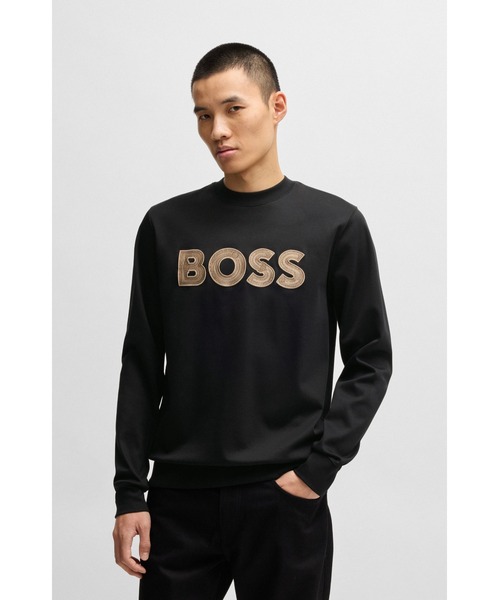 BOSS(ボス)の「BOSS x Creation of the Gods スウェットシャツ スペシャルロゴ(スウェット・メンズ・ブラック/レッド・S/M/L/XL/XXL)」の1枚目の写真