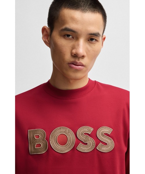 BOSS(ボス)の「BOSS x Creation of the Gods スウェットシャツ スペシャルロゴ(スウェット・メンズ・ブラック/レッド・S/M/L/XL/XXL)」の3枚目の写真