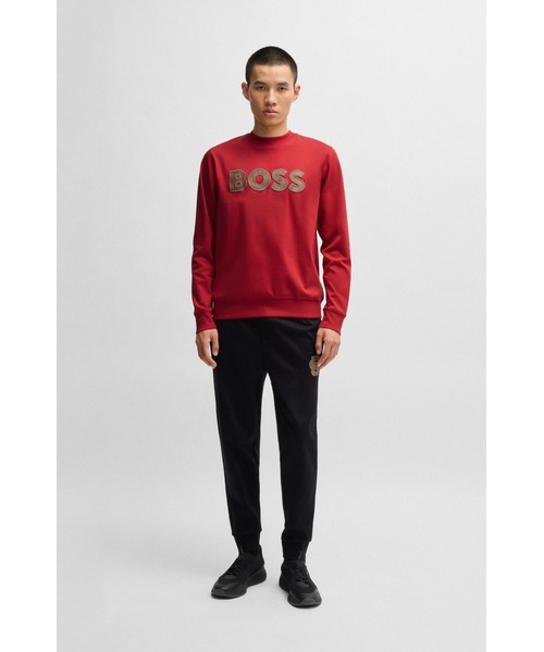 BOSS(ボス)の「BOSS x Creation of the Gods スウェットシャツ スペシャルロゴ(スウェット・メンズ・ブラック/レッド・S/M/L/XL/XXL)」の5枚目の写真