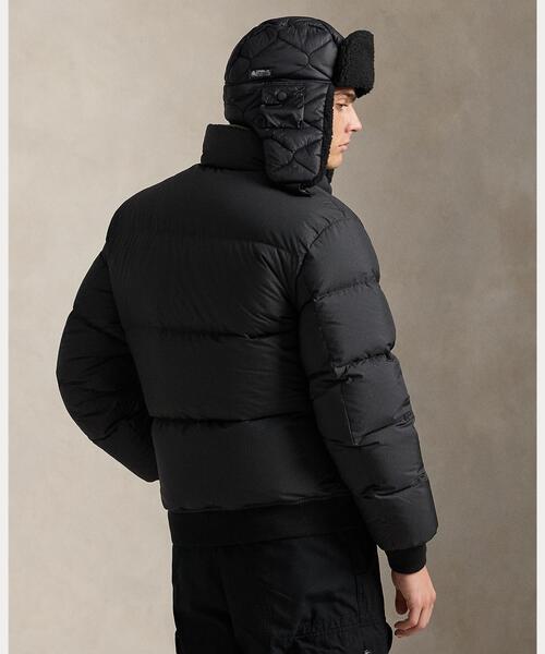 テクスチャード リップストップ ダウン ジャケット（ダウンジャケット