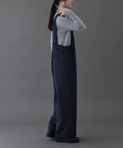 FORK&SPOON（フォークアンドスプーン）の「FORK&SPOON　Uネックプラケットオーバーオール（ワンピース・レディース・ブラック/ネイビー・1/2）」の20枚目の写真