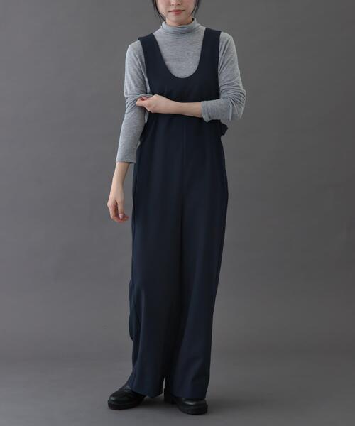 セール】FORK&SPOON Uネックプラケットオーバーオール（ワンピース