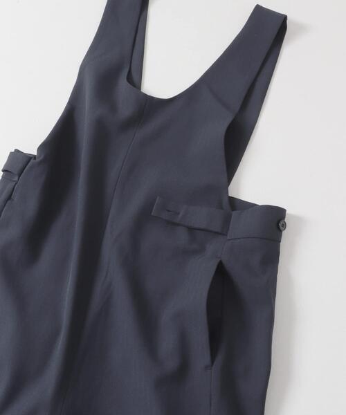 FORK&SPOON（フォークアンドスプーン）の「FORK&SPOON　Uネックプラケットオーバーオール（ワンピース・レディース・ブラック/ネイビー・1/2）」の14枚目の写真