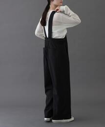 FORK&SPOON | FORK&SPOON　Uネックプラケットオーバーオール(ワンピース)