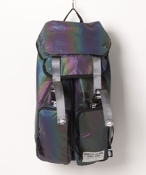 VIBGYOR（ヴィブジョー）の「【CCSA/カウンターカルチャースペースアーミー】ダブルポケットバックパックR(CN)（バックパック/リュック・メンズ・ブラウン・FREE）」の5枚目の写真