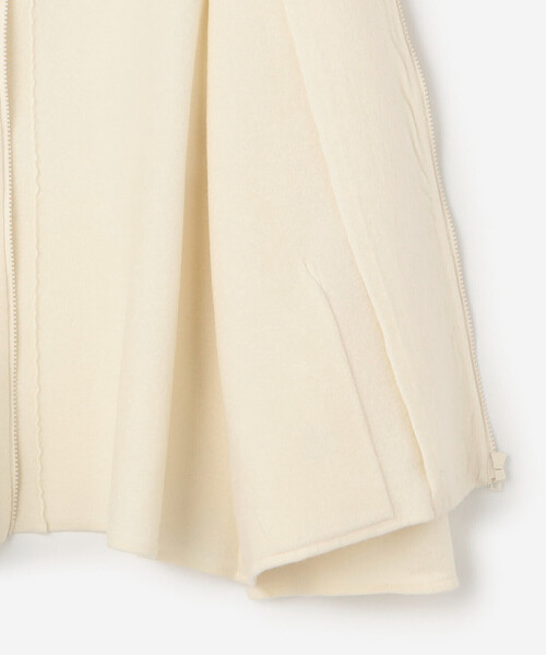 ORCIVAL（オーシバル）の「ORCIVAL | ウールジャージー スタンドジップカーディガン MEN（カーディガン/ボレロ・メンズ・オフホワイト/ダークネイビー・4/5）」の15枚目の写真