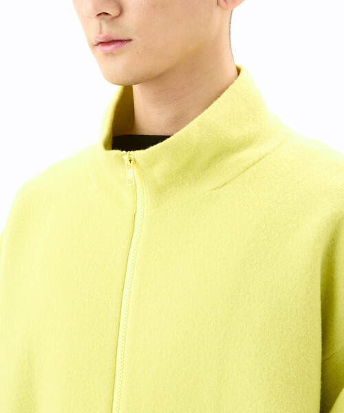 ORCIVAL（オーシバル）の「ORCIVAL | ウールジャージー スタンドジップカーディガン MEN（カーディガン/ボレロ・メンズ・オフホワイト/ダークネイビー・4/5）」の6枚目の写真