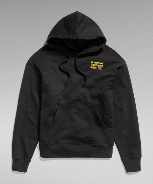 G-STAR(ジースター)の「GRAPHIC 8 BACK PRINT HOODED SWEATER/クラシックロゴバックプリントオーバーサイズパーカー(パーカー・メンズ・ホワイト/ダークブラック・SMALL/LARGE/MEDIUM)」の11枚目の写真