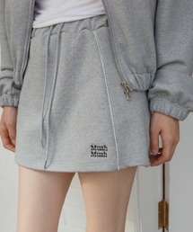 A'GEM/9 × .kom 『muah muah/ムーアムーア』 LACE BANDING MINI SKIRT/レース バンディング ミニスカート