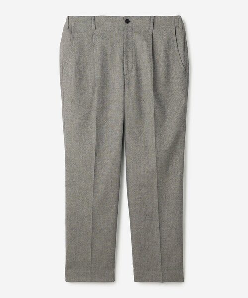 Morris & Sons（モリスアンドサンズ）の「MORRIS & SONS | 1Pテーパード ストレッチパンツ MEN（スラックス・メンズ・グレー/ブラウン・3/1/2）」の2枚目の写真