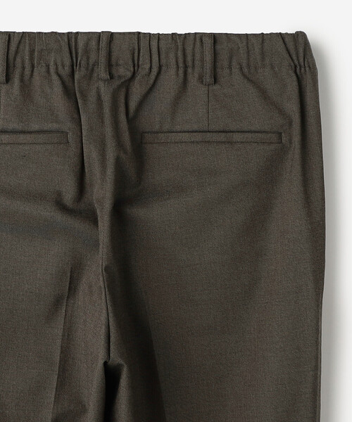 Morris & Sons（モリスアンドサンズ）の「MORRIS & SONS | 1Pテーパード ストレッチパンツ MEN（スラックス・メンズ・グレー/ブラウン・3/1/2）」の10枚目の写真