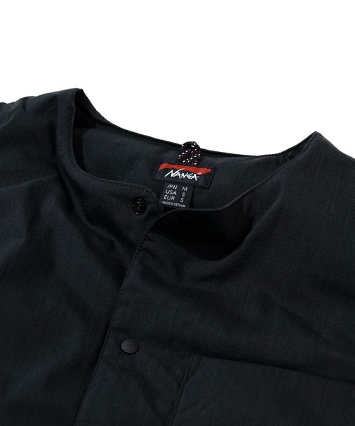 go slow caravan（ゴースローキャラバン）の「NANGA/ナンガ　HINOC RIPSTOP INNER DOWN VEST（ダウンベスト・メンズ・ブラック・MEDIUM/LARGE/X-LARGE）」の3枚目の写真