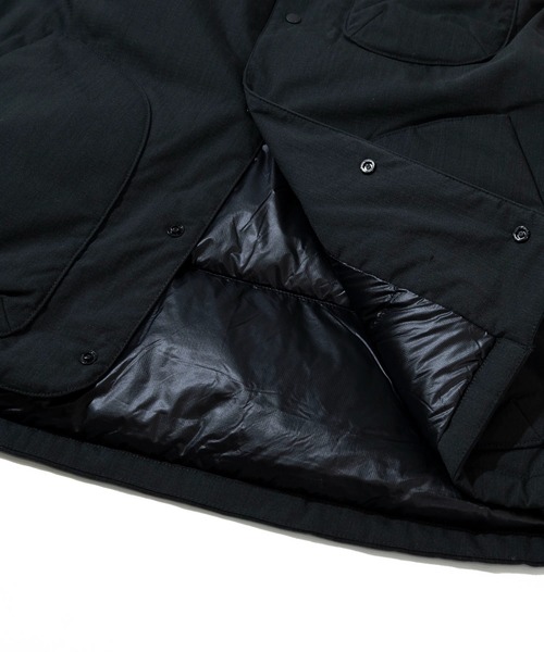 go slow caravan（ゴースローキャラバン）の「NANGA/ナンガ　HINOC RIPSTOP INNER DOWN VEST（ダウンベスト・メンズ・ブラック・MEDIUM/LARGE/X-LARGE）」の7枚目の写真