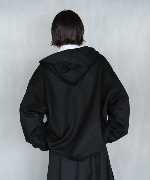 PAGEBOY（ページボーイ）の「ダイバースエードZIPパーカー（パーカー・レディース・ブラウン/グレイッシュベージュ/ブラック・FREE）」の21枚目の写真