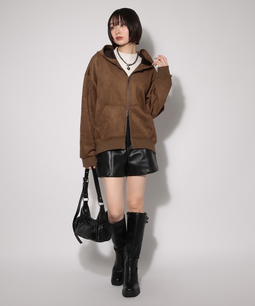 セール】ダイバースエードZIPパーカー（パーカー）｜PAGEBOY（ページ