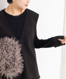 NOLLEY’S | MY STANDARD ウォッシャブルリブクルーネックロンT(Tシャツ/カットソー)