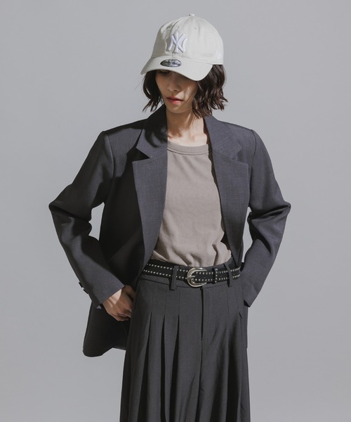 AO2(アオズ)の「Mode Shoulder Pad Tailored Jacket / オーバーサイズ テーラードジャケット(テーラードジャケット・レディース・ブラック/グレー/ブラック系/グレー系・FREE)」の14枚目の写真