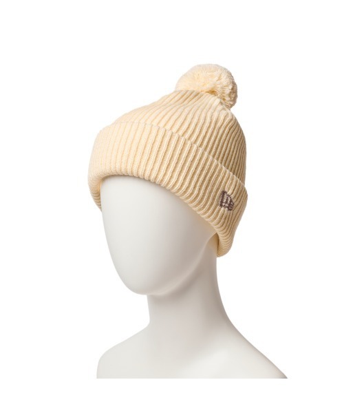 NEW ERA（ニューエラ）の「NEW ERA  KIDS POM PON KNIT RIB / ニューエラ（ニットキャップ/ビーニー・キッズ・ブラック/ホワイト/ピンク・FREE）」の10枚目の写真