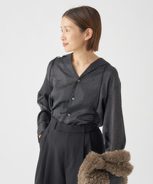 IENA イエナ ドット ブラウス ドットフリルブラウス（シャツ／ブラウス）｜IENA（イエナ）の