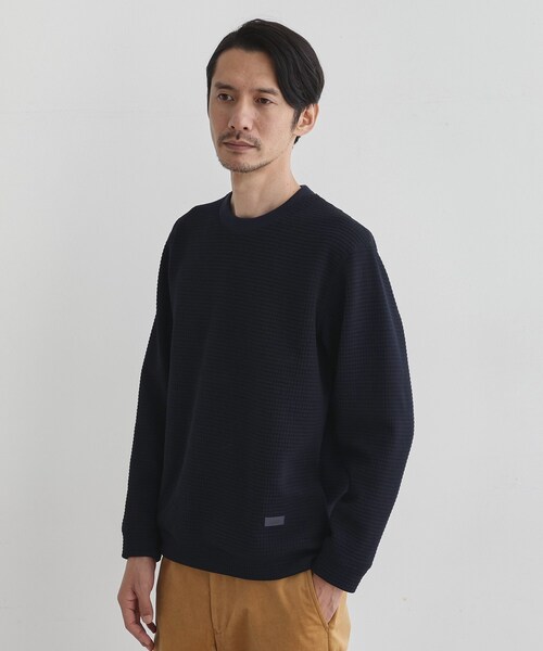 TAKEO KIKUCHI（タケオキクチ）の「ニットライク プルオーバー（Tシャツ/カットソー・メンズ・オフホワイト/ネイビー/ボルドー・03/04/02）」の10枚目の写真