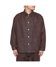 CALEE｜キャリー（メンズ）のデニムジャケット（ブラウン/茶色系