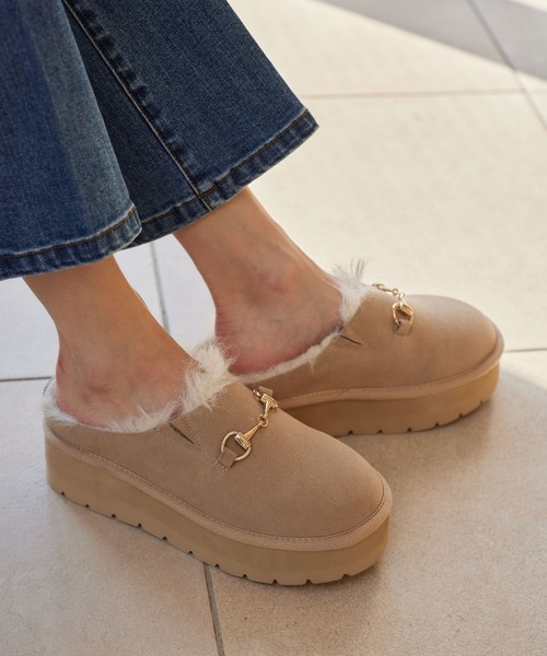 BARNYARDSTORM（バンヤードストーム）の「BARNYARDSTORM / ビットスリッポン（スリッポン・レディース・ブラック/ベージュ・L/M/S）」の15枚目の写真