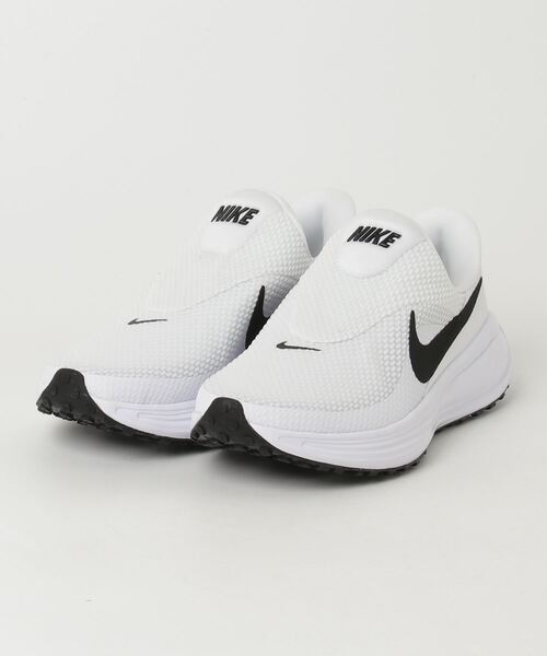 NIKE(ナイキ)の「ナイキ ナイキ ウィメンズ レボリューション 8 イージーオン(スニーカー・レディース・ホワイト×ブラック・24.0cm/23.5cm/25.0cm/23.0cm/24.5cm)」の1枚目の写真